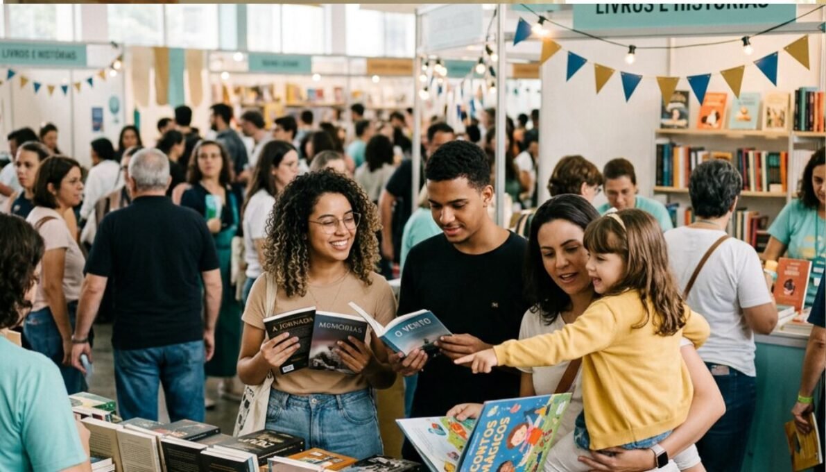 Bienal Internacional do Livro de Jaraguá do Sul é um evento literário gratuito que acontece de 6 a 16 de agosto de 2026, somando 11 dias de programação no Centro Cultural Scar e Cejas. A edição de 2026 tem como tema "Literatura e Sociedade", inspirado na obra do crítico Antonio Candido, e já registrou esgotamento rápido de ingressos.