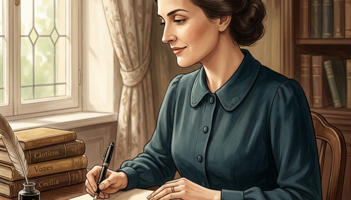 Cecília Meireles foi uma poeta, pintora e educadora brasileira, nascida no Rio de Janeiro em 1901 e falecida em 1964, autora de obras fundamentais como Romanceiro da Inconfidência e Ou Isto ou Aquilo.