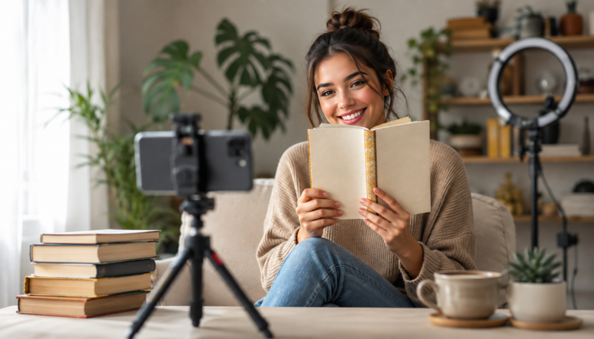 Influenciadores literários brasileiros para seguir incluem criadores que resenham livros, indicam leituras e discutem literatura nas redes sociais, com destaque para o fenômeno BookTok.