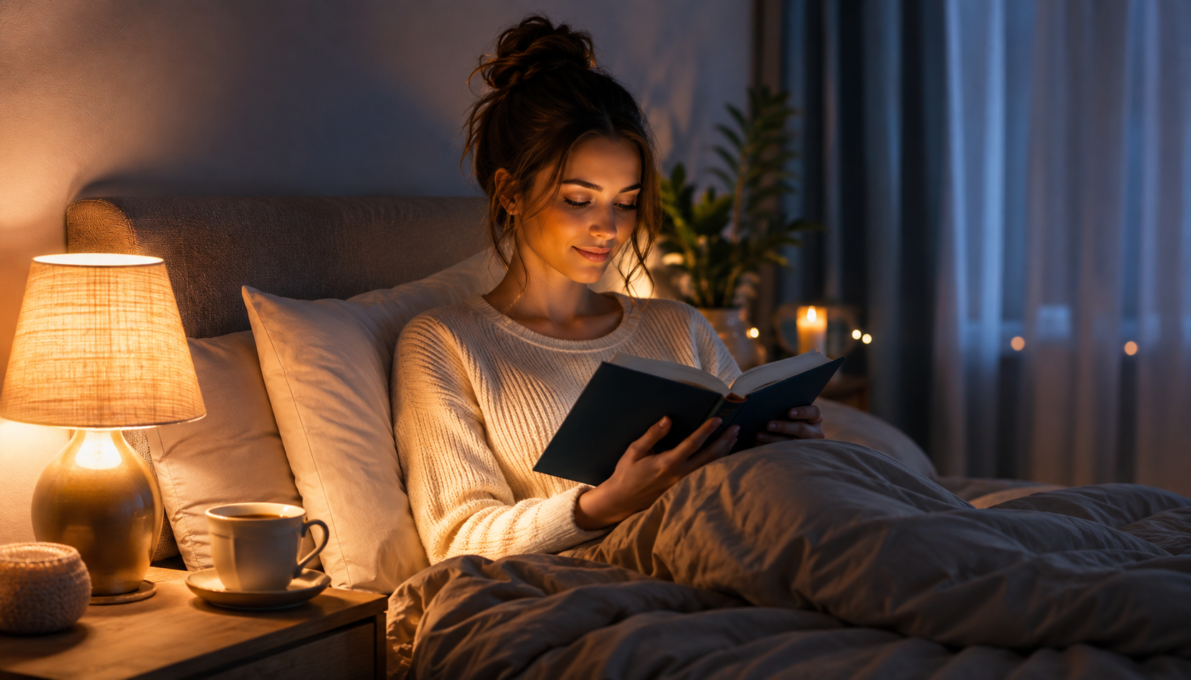 Leitura antes de dormir benefícios incluem redução do estresse, melhora na qualidade do sono e fortalecimento da memória, já que a atividade relaxa o corpo sem os estímulos luminosos das telas