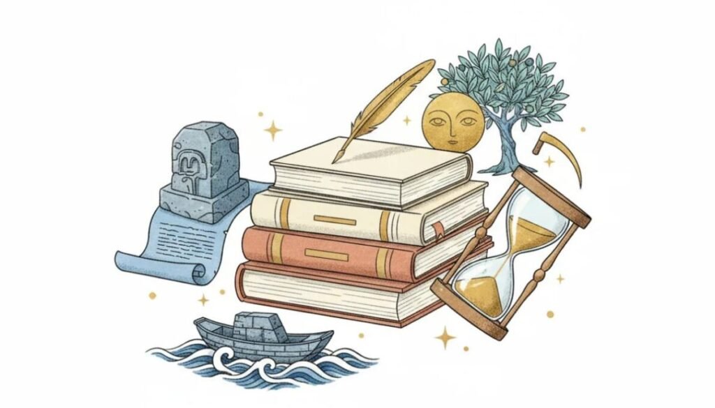 A produção de Saramago inclui romances, poemas, crônicas, contos, peças teatrais, diários e livros de viagens.